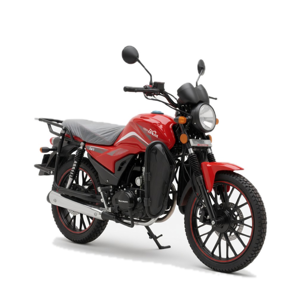 TAX Motos de route — vue studio (fond blanc neutre)