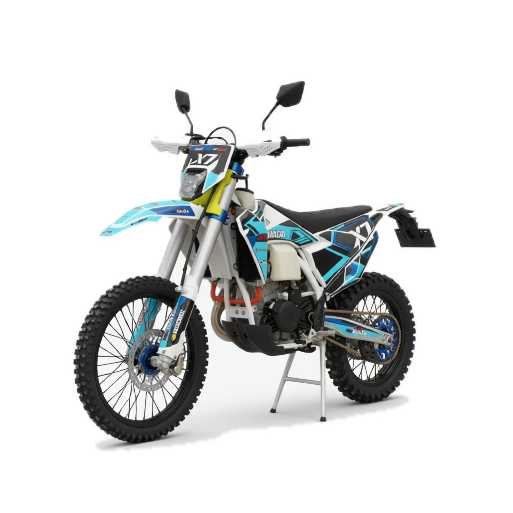 X7 Off-Road Motorcycles — studio view (clean white background)